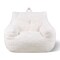 White 3 Foot Bean Bag Chair Memory Foam Soft Teddy Velvet Cover